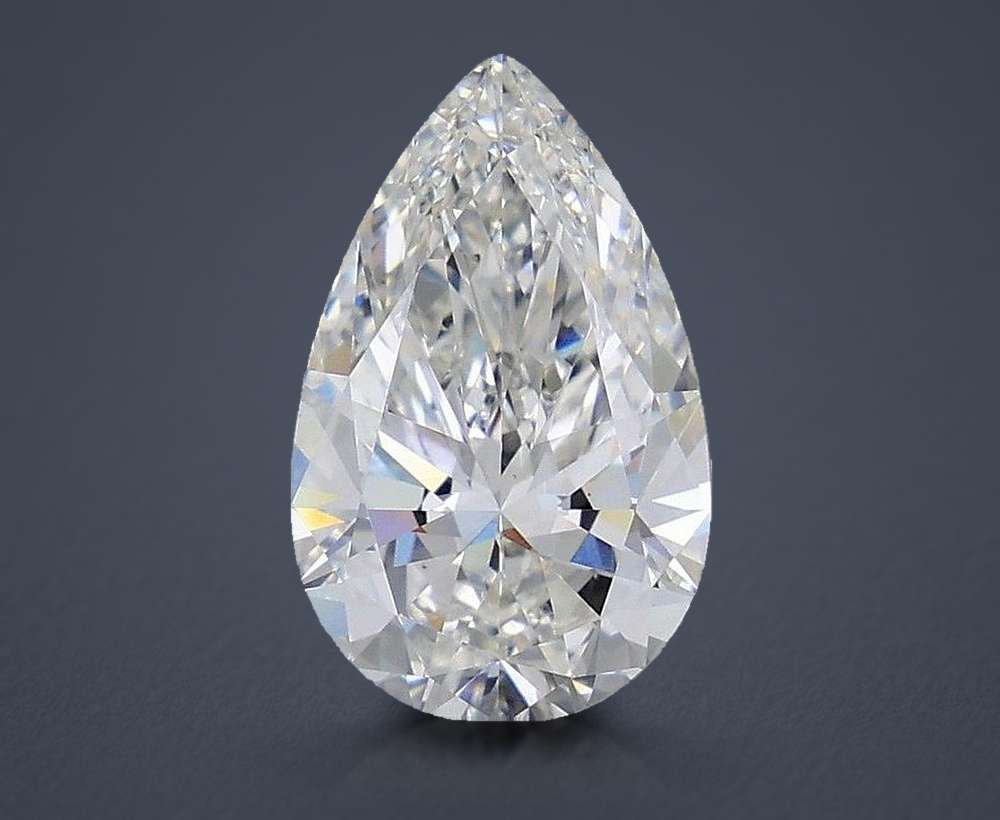 3.00 Carat Pear Lab Diamond