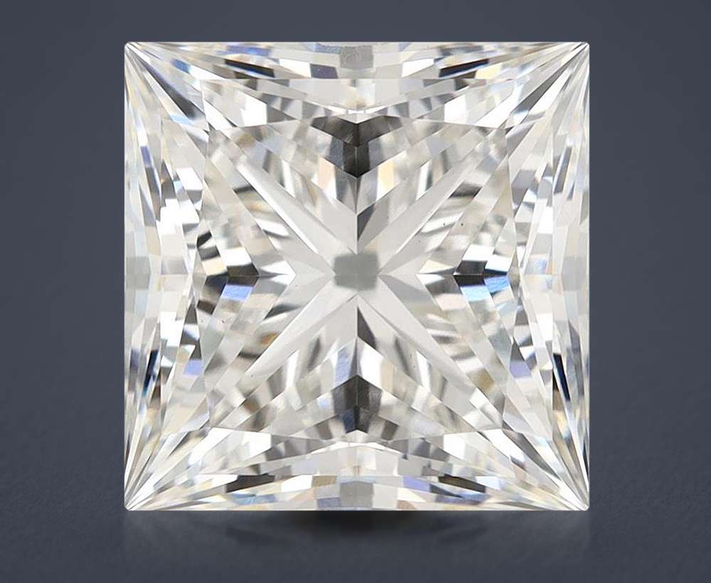 6.84 Carat Princess Lab Diamond