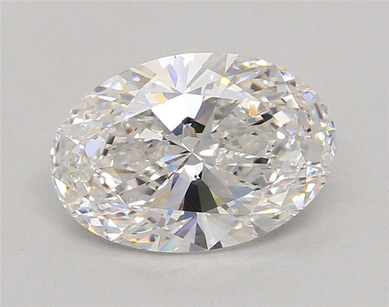 3.21ct E VS1 Rare Carat Ideal Cut Oval Lab Grown Diamond