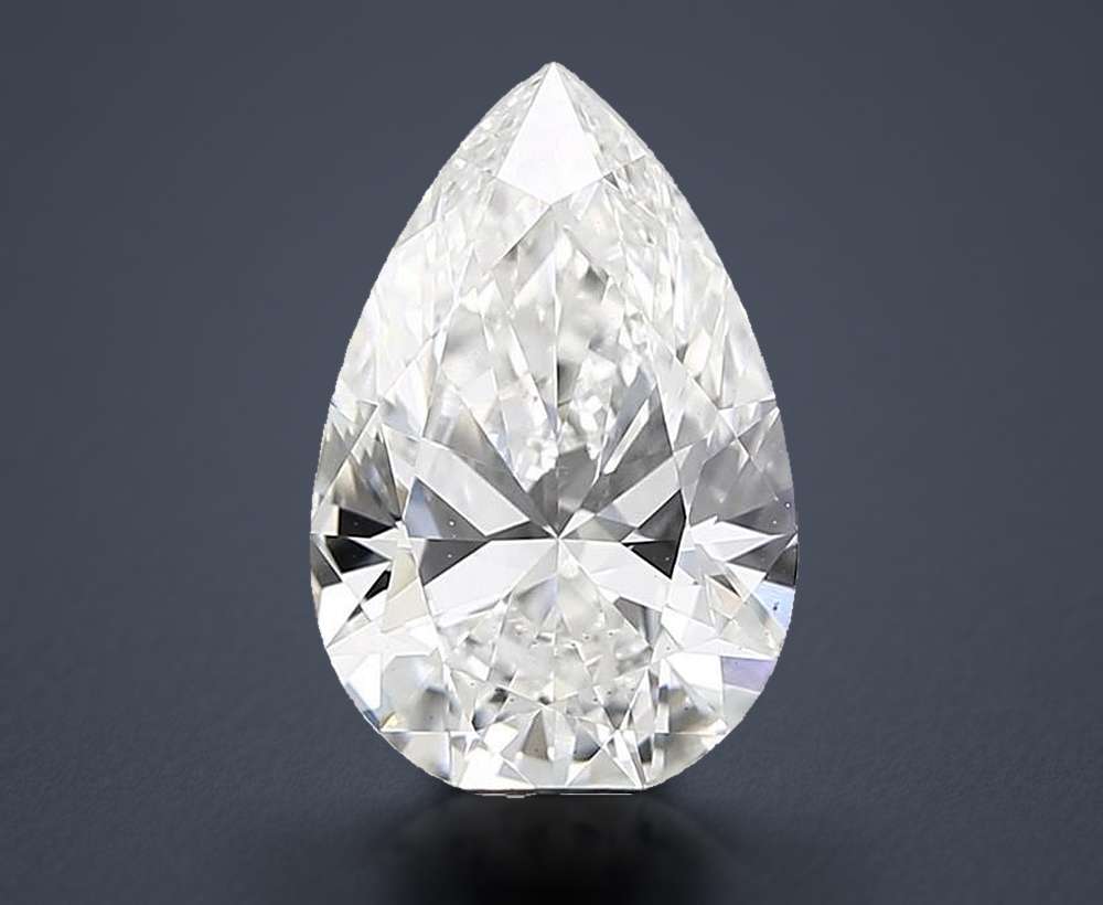3.70 Carat Pear Lab Diamond