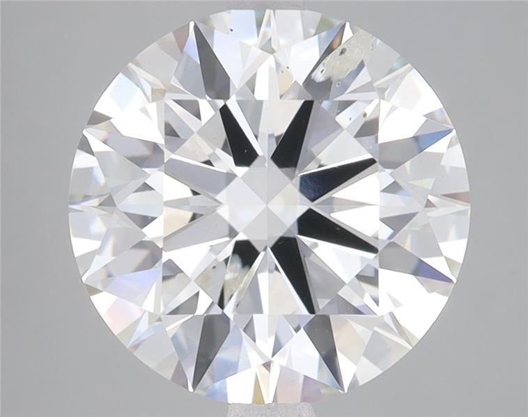 5.10ct F SI2 Rare Carat Ideal Cut Round Lab Grown Diamond