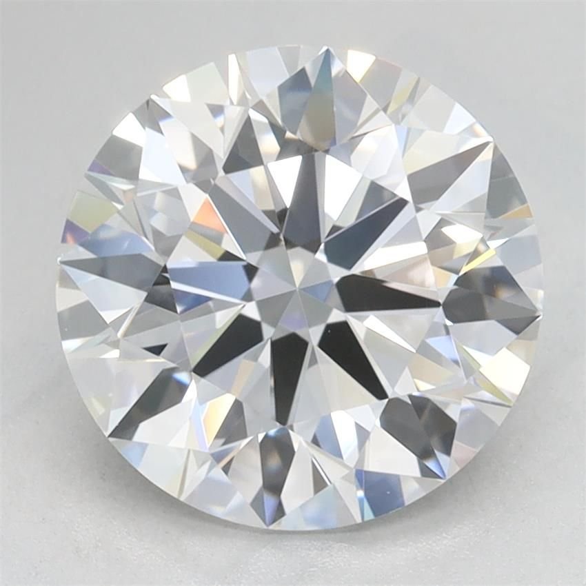 2.55ct D IF Rare Carat Ideal Cut Round Lab Grown Diamond