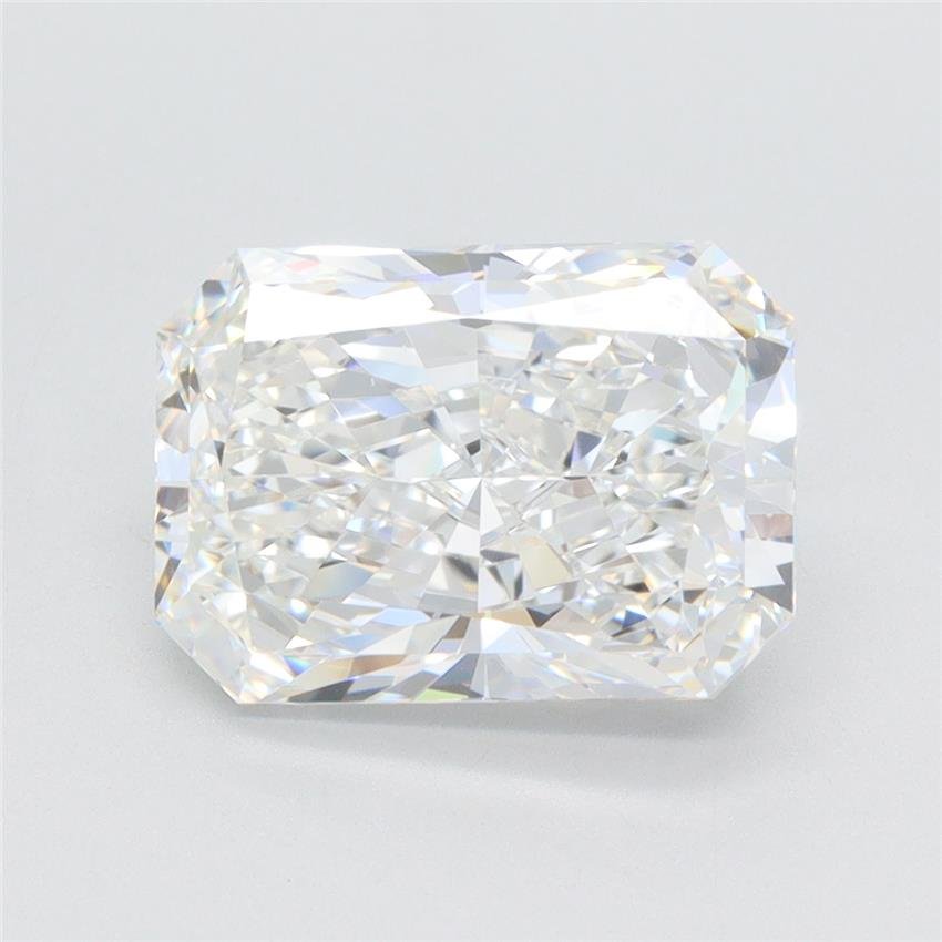 3.78ct F VVS2 Rare Carat Ideal Cut Radiant Lab Grown Diamond