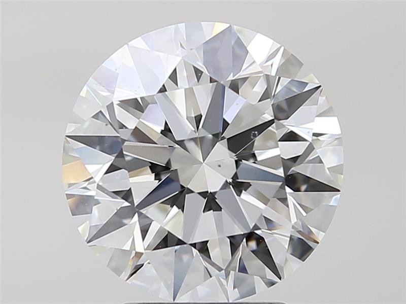 3.06ct J VS2 Rare Carat Ideal Cut Round Diamond