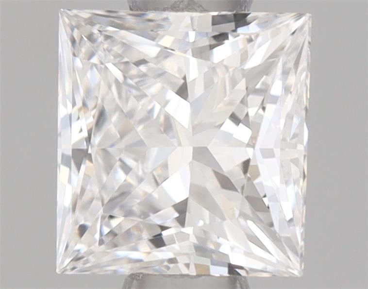 0.53ct E VVS2 Very Good Cut Princess Lab Grown Diamond