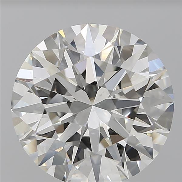 6.13ct I SI1 Rare Carat Ideal Cut Round Diamond