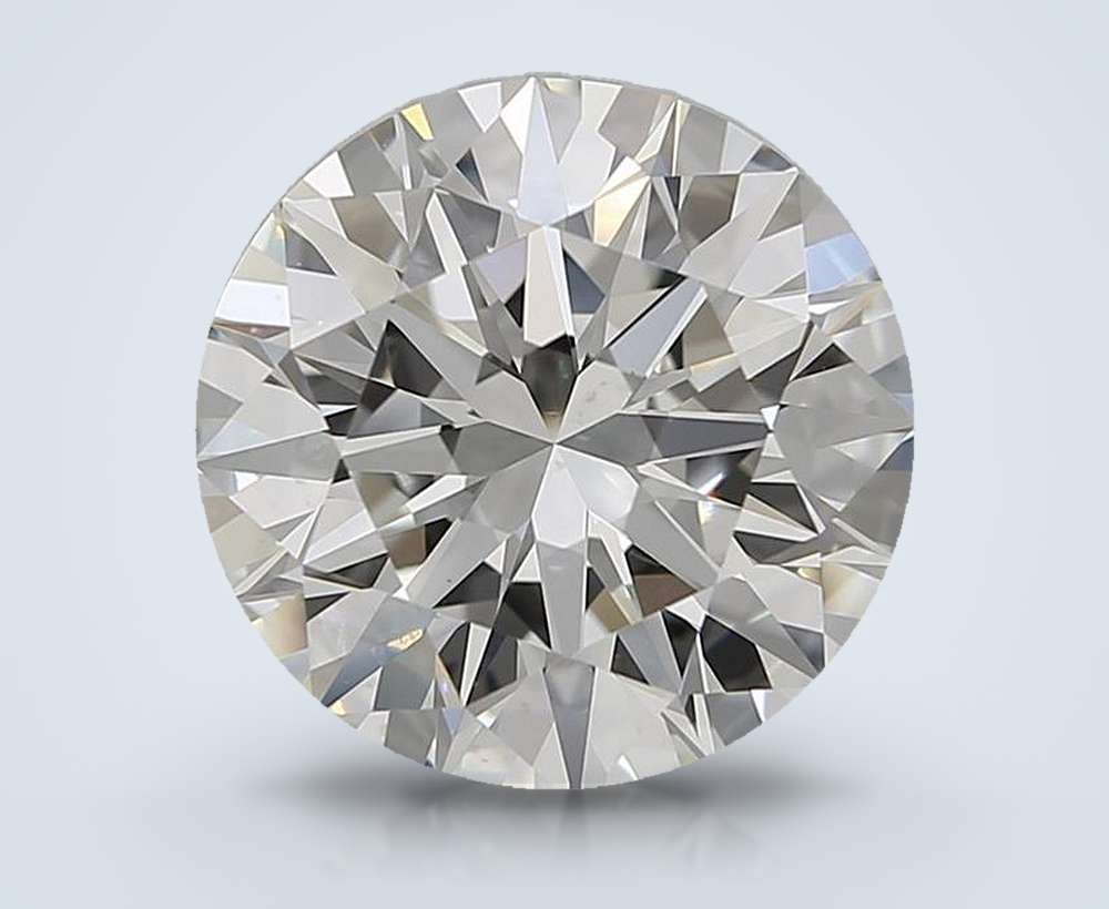 6.13 Carat Round Natural Diamond