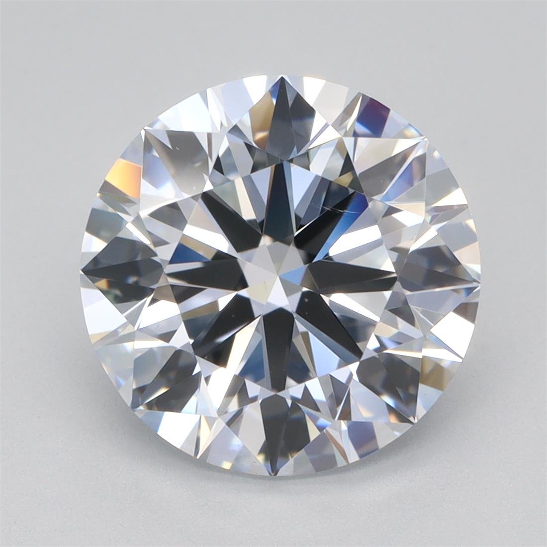 3.01ct G VS1 Rare Carat Ideal Cut Round Lab Grown Diamond