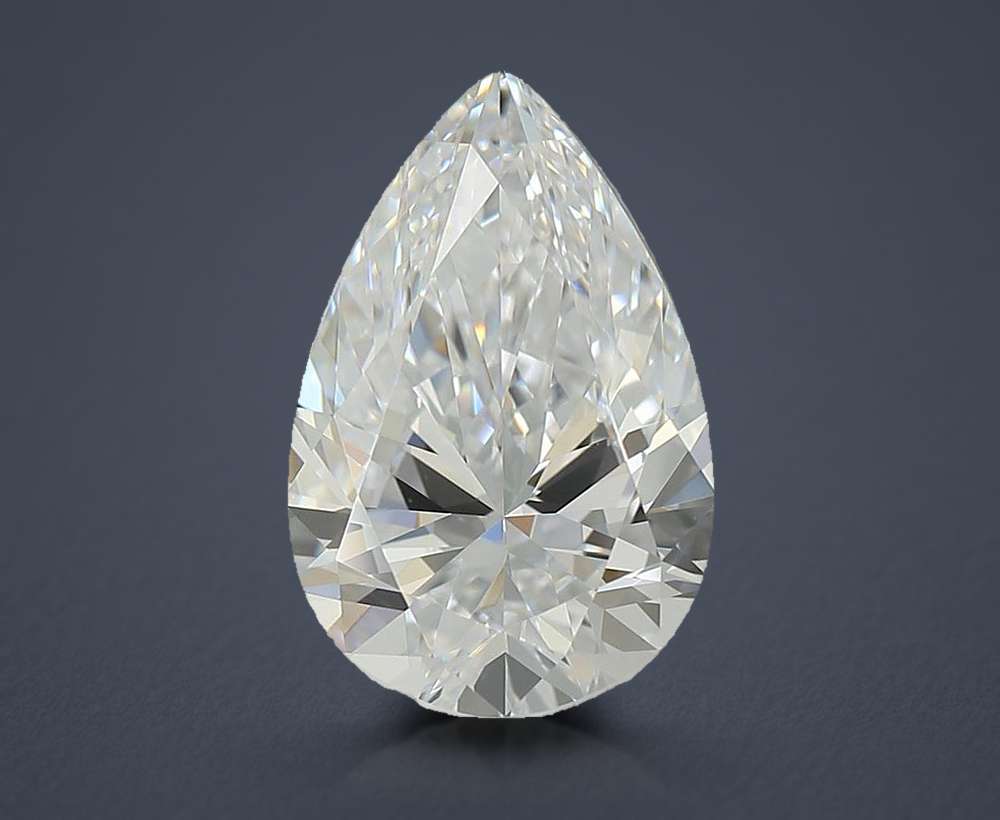 1.34 Carat Pear Lab Diamond