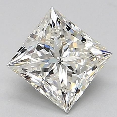 0.79ct I SI2 Rare Carat Ideal Cut Princess Diamond