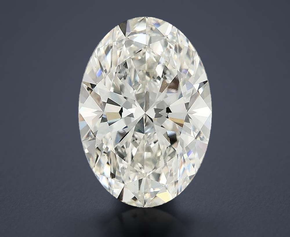 3.80 Carat Oval Lab Diamond