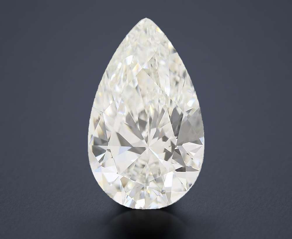 5.02 Carat Pear Lab Diamond