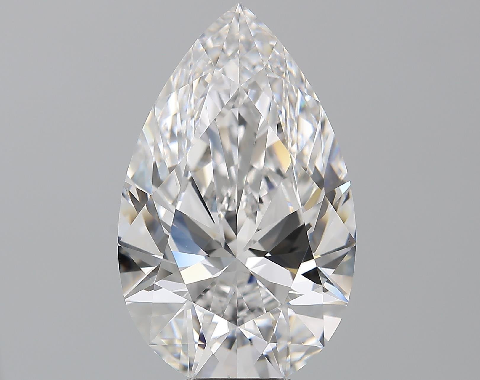 10.18ct D IF Rare Carat Ideal Cut Pear Diamond