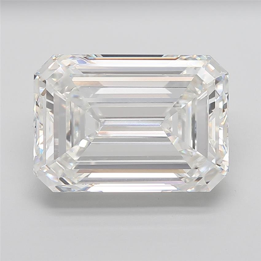 18.04ct G VVS2 Rare Carat Ideal Cut Emerald Lab Grown Diamond