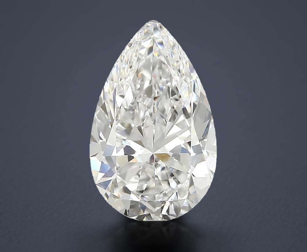 1.80 Carat Pear Natural Diamond
