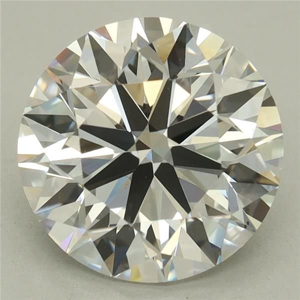 3.04ct D VS1 Excellent Cut Round Lab Grown Diamond
