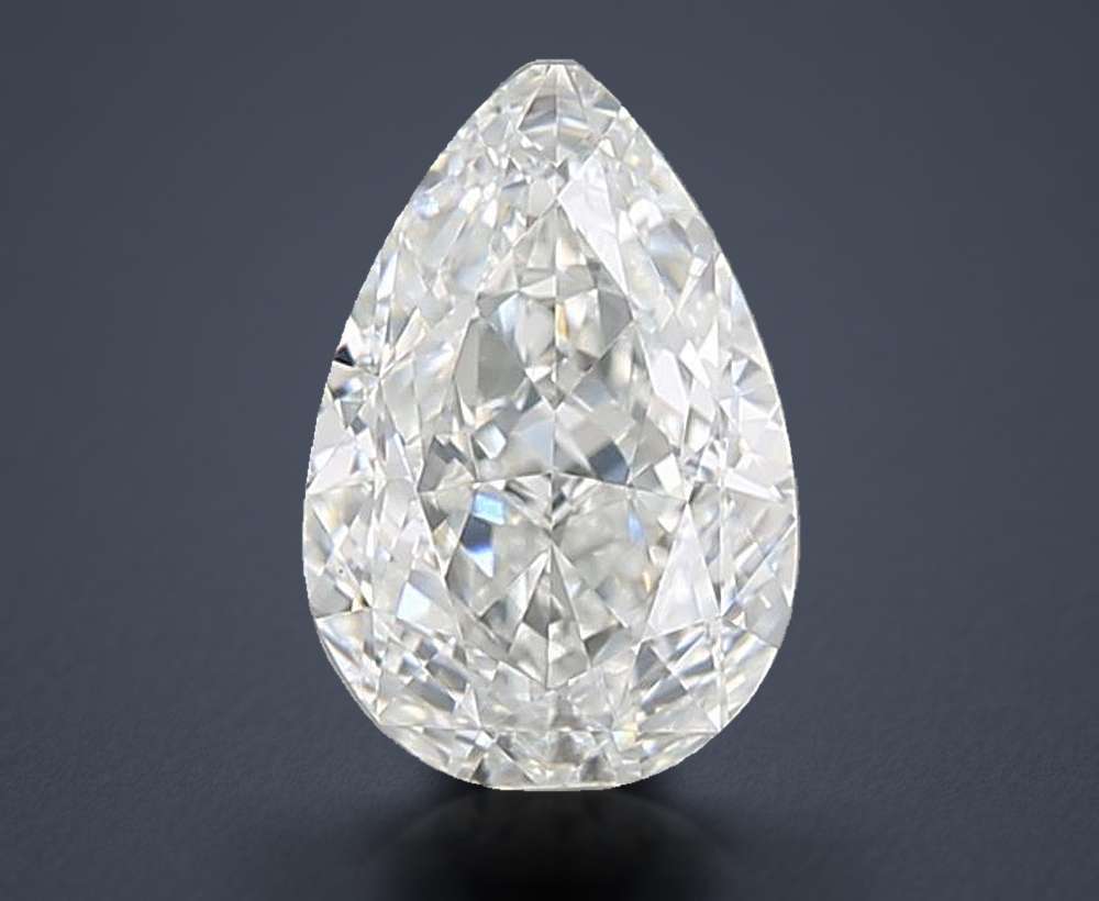 1.00 Carat Pear Natural Diamond