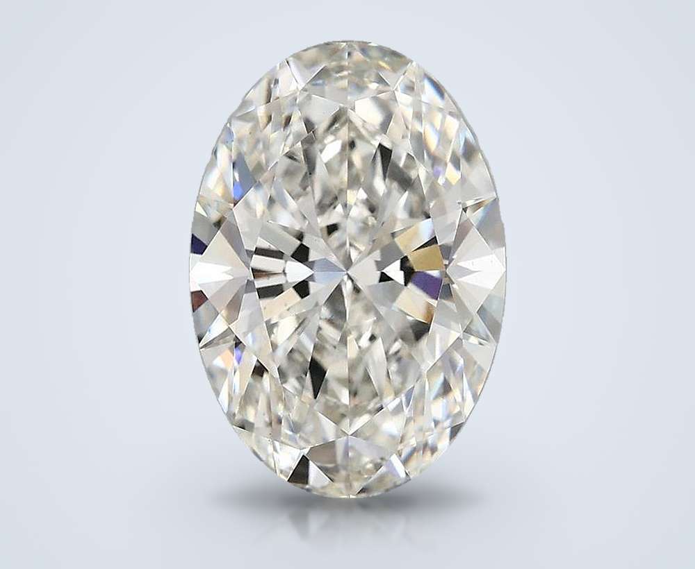 3.81 Carat Oval Lab Diamond