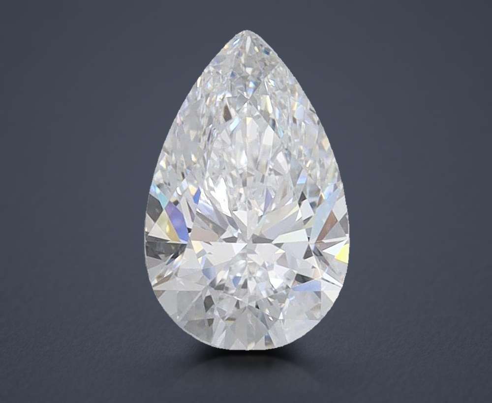 1.00 Carat Pear Lab Diamond