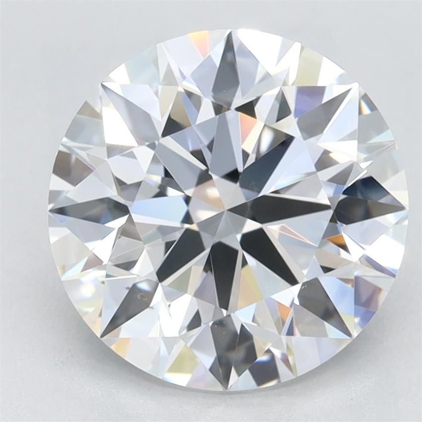 2.82ct D VVS1 Rare Carat Ideal Cut Round Lab Grown Diamond