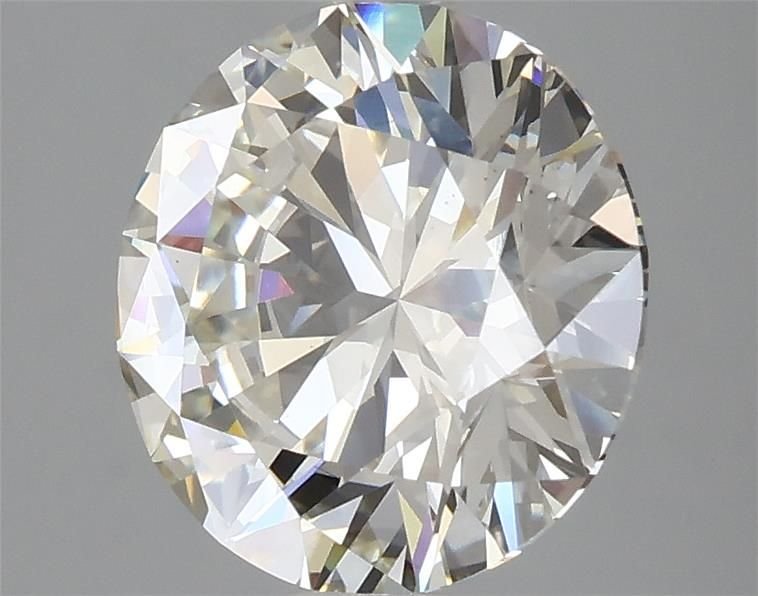 3.06ct I VS2 Rare Carat Ideal Cut Round Lab Grown Diamond