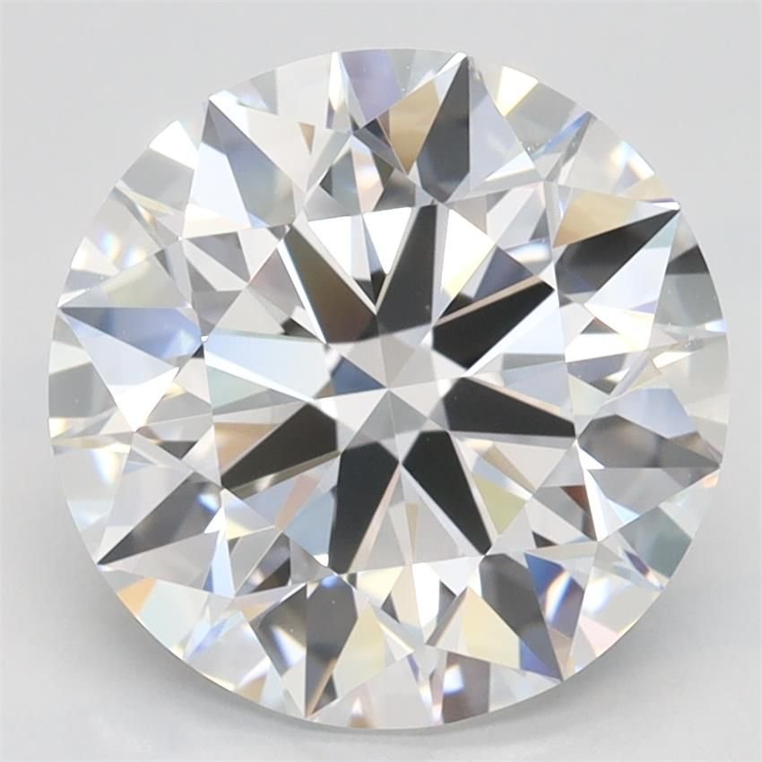 3.22ct D VVS1 Rare Carat Ideal Cut Round Lab Grown Diamond