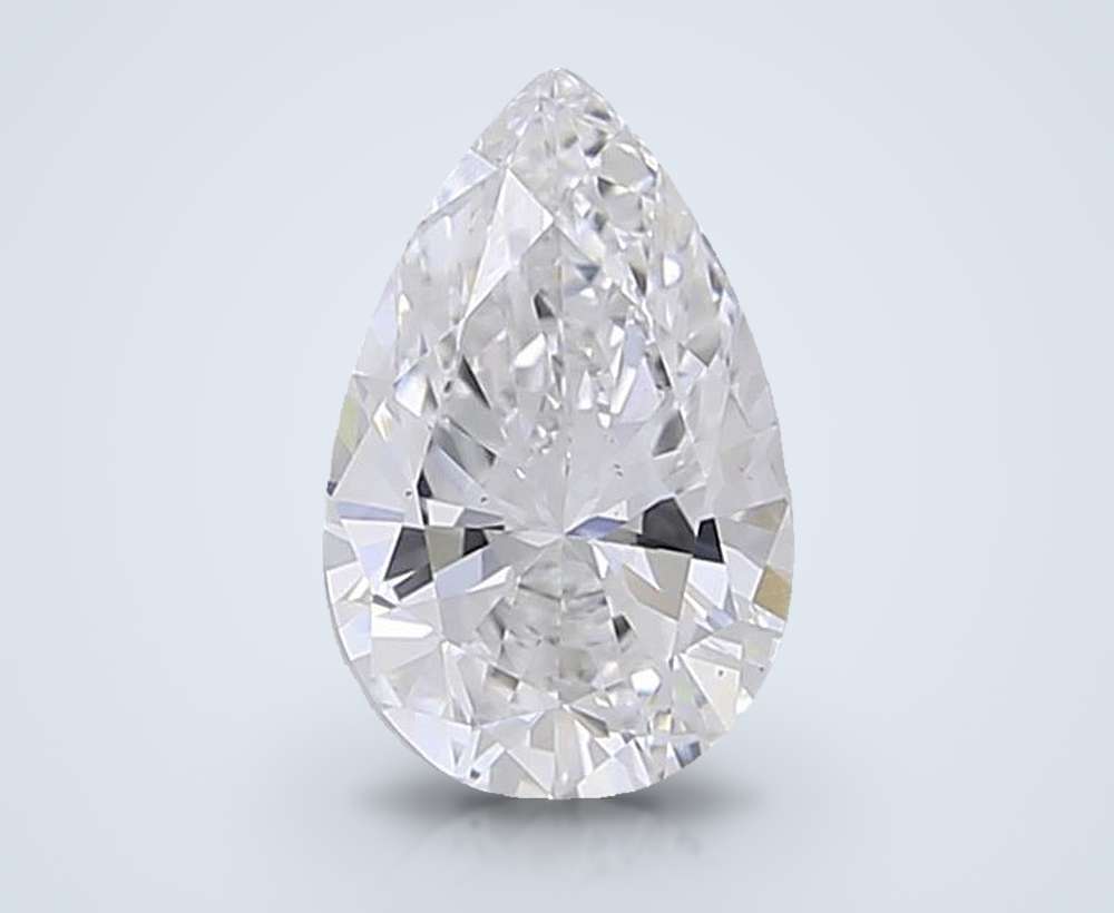 0.56 Carat Pear Lab Diamond