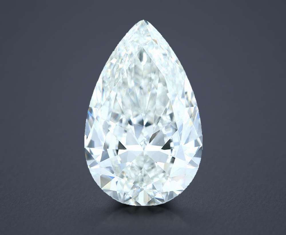 5.01 Carat Pear Natural Diamond