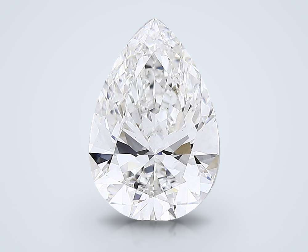 3.80 Carat Pear Lab Diamond