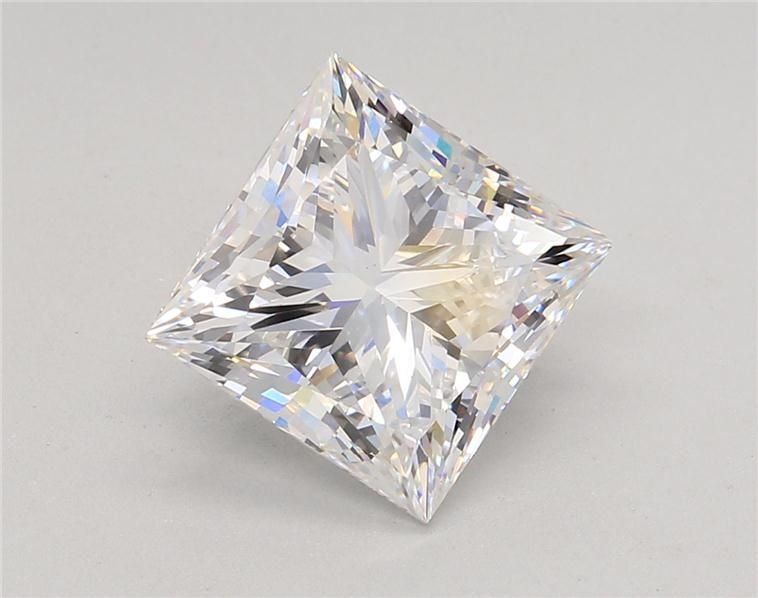 4.02ct D VS1 Rare Carat Ideal Cut Princess Lab Grown Diamond
