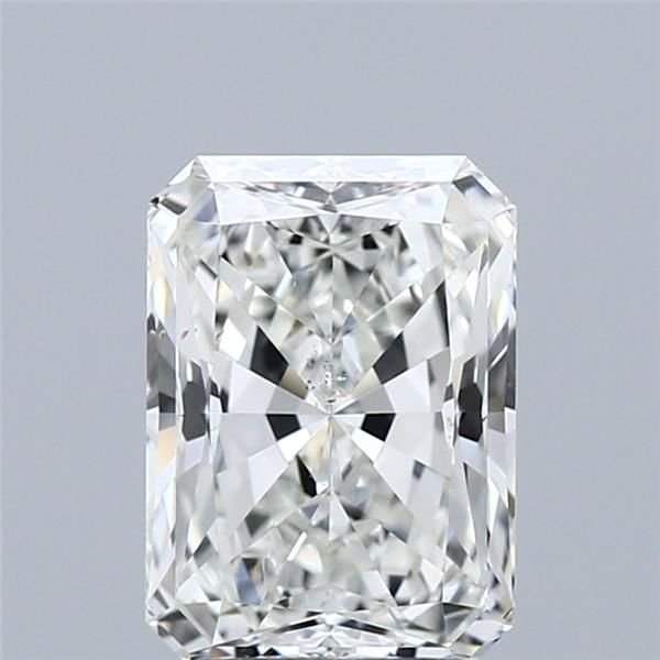 2.11ct J SI1 Rare Carat Ideal Cut Radiant Diamond