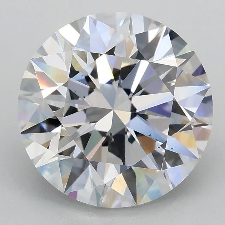 2.50ct D VS2 Rare Carat Ideal Cut Round Lab Grown Diamond