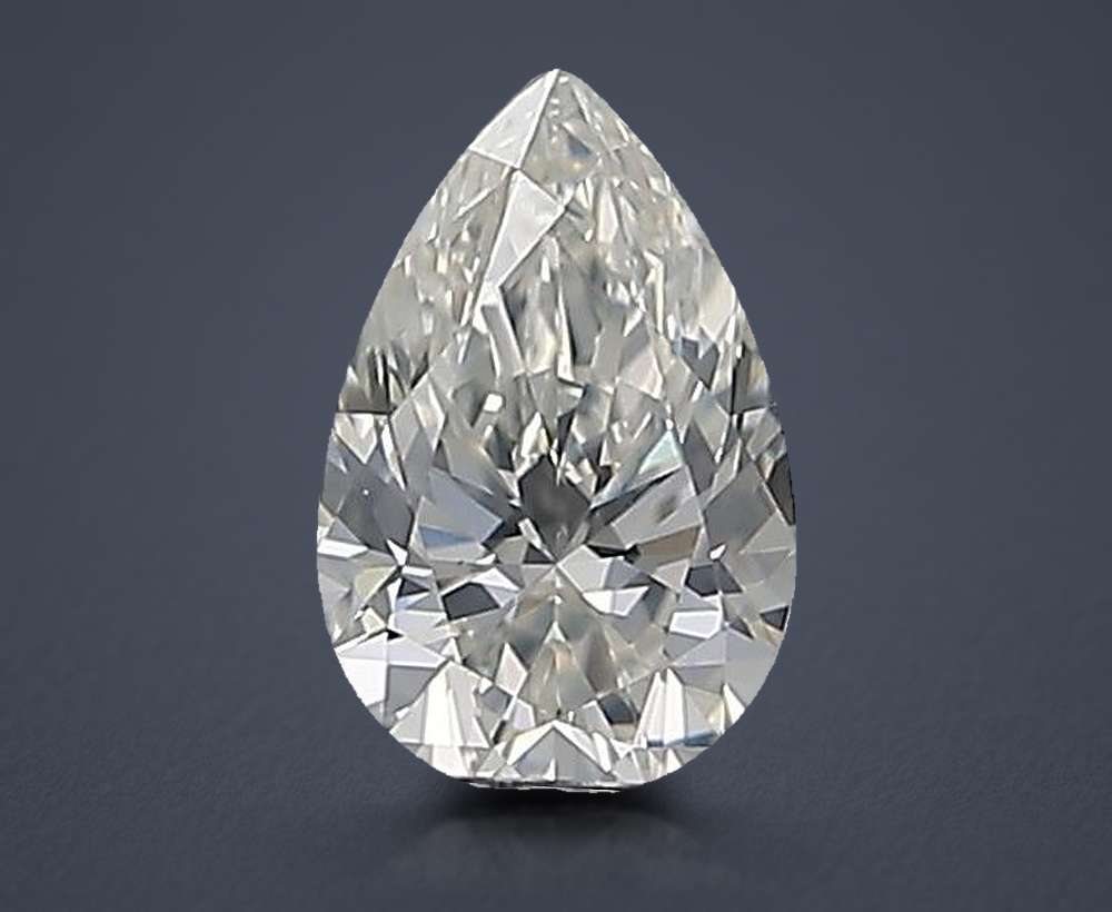 0.73 Carat Pear Natural Diamond