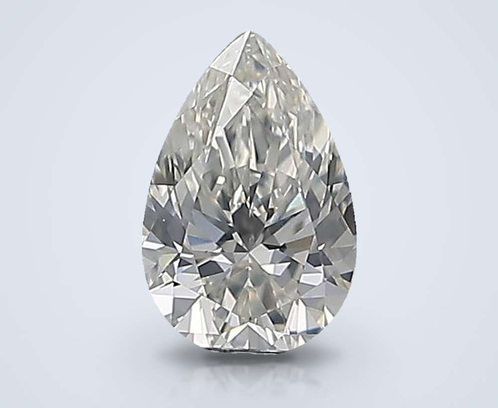 0.73 Carat Pear Natural Diamond