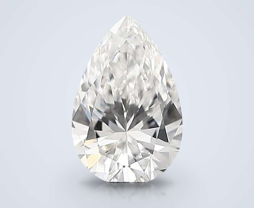 0.59 Carat Pear Lab Diamond