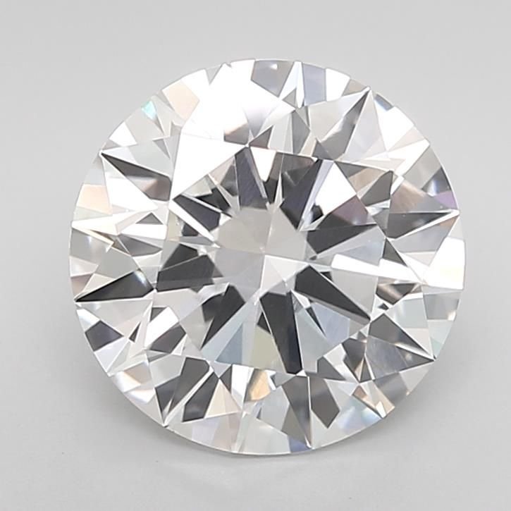 3.00ct F VVS2 Rare Carat Ideal Cut Round Lab Grown Diamond