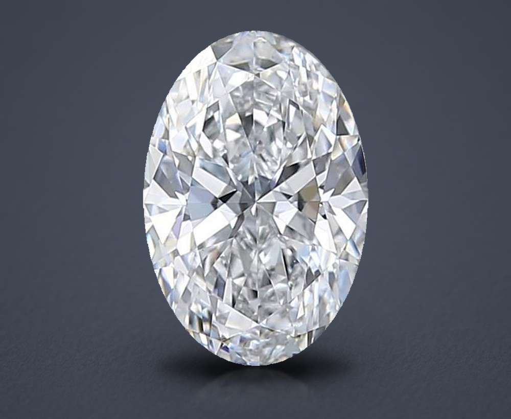 3.81 Carat Oval Lab Diamond