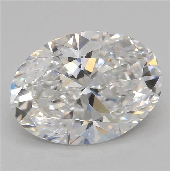 2.04ct D VS1 Rare Carat Ideal Cut Oval Lab Grown Diamond