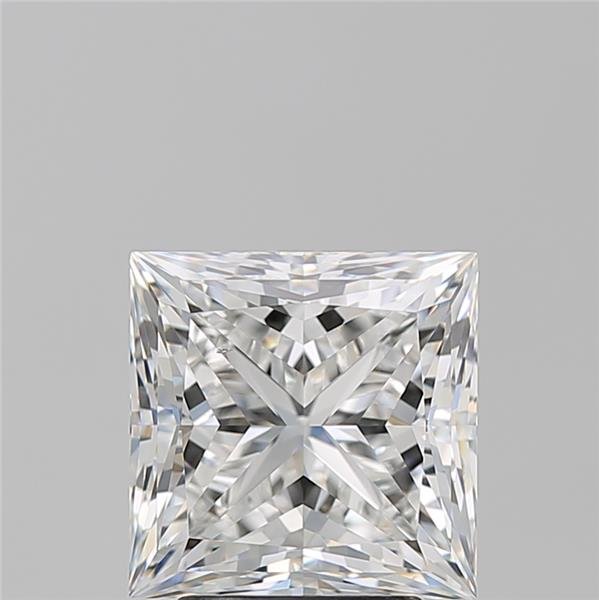 3.50ct F SI1 Rare Carat Ideal Cut Princess Diamond