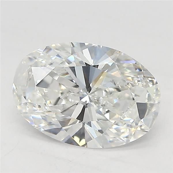 1.07ct D VVS2 Rare Carat Ideal Cut Oval Lab Grown Diamond
