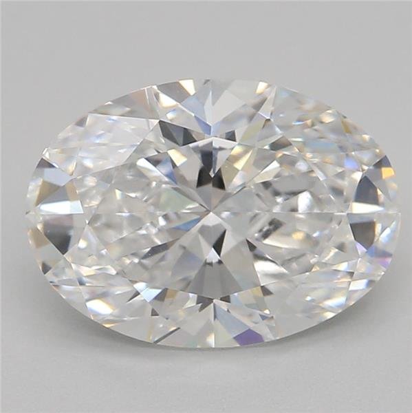 1.57ct D VVS2 Rare Carat Ideal Cut Oval Lab Grown Diamond