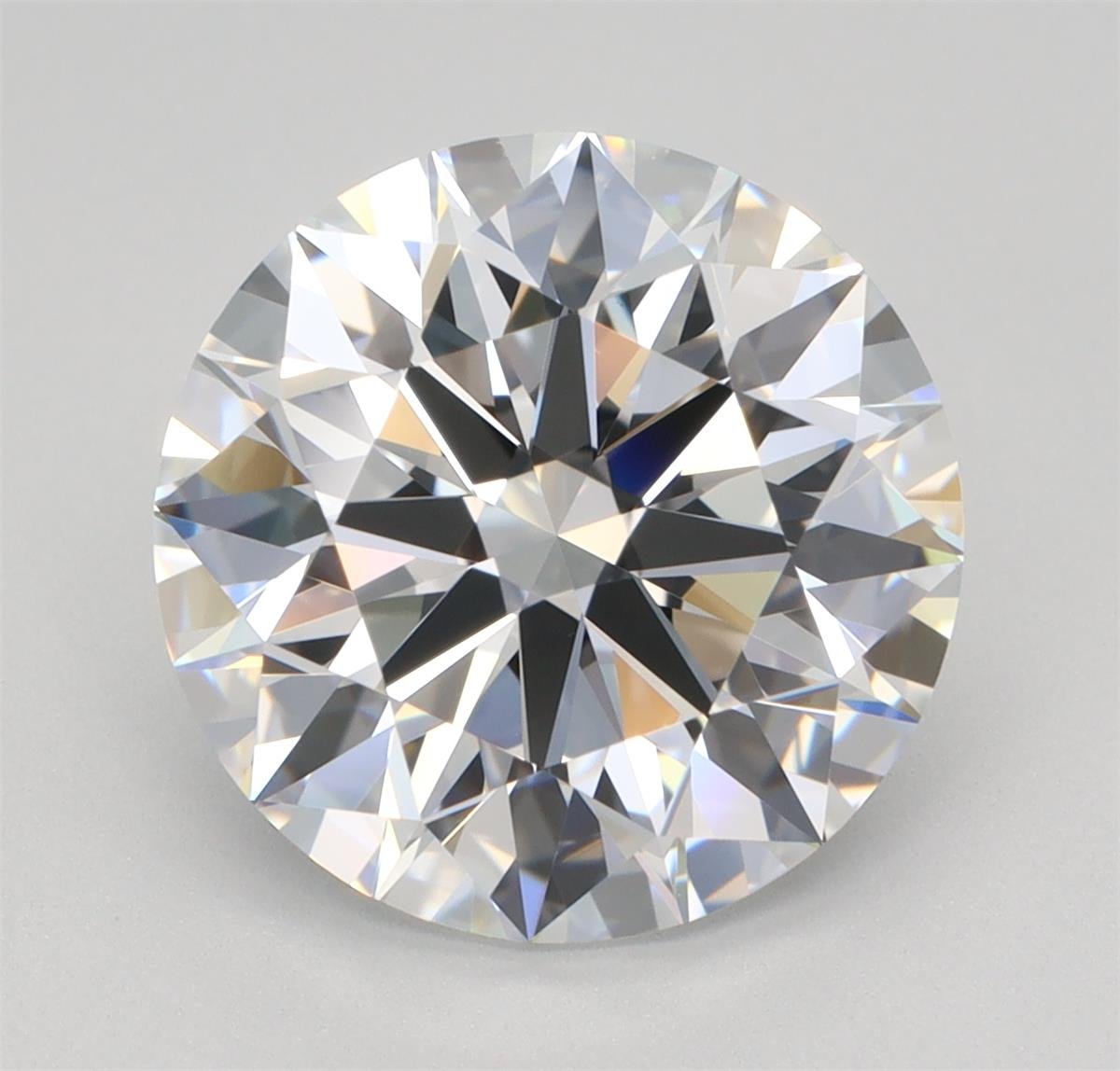 3.66ct E VVS2 Rare Carat Ideal Cut Round Lab Grown Diamond