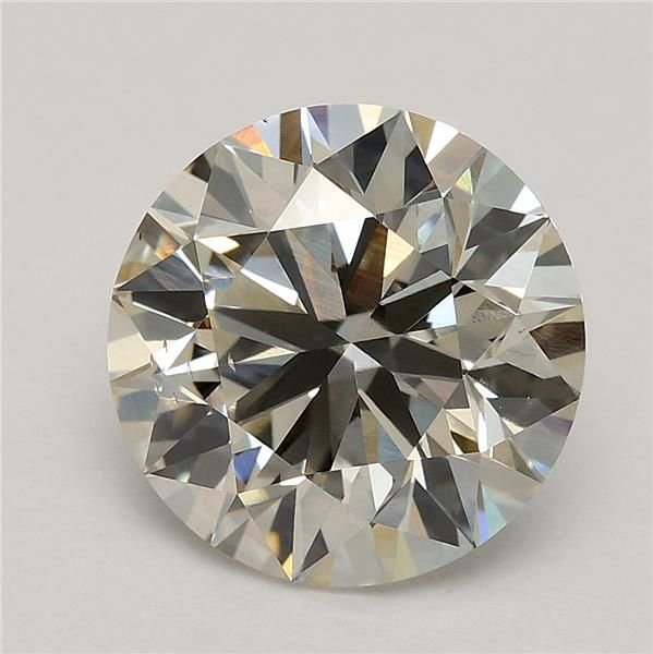 2.60ct K VS2 Rare Carat Ideal Cut Round Lab Grown Diamond