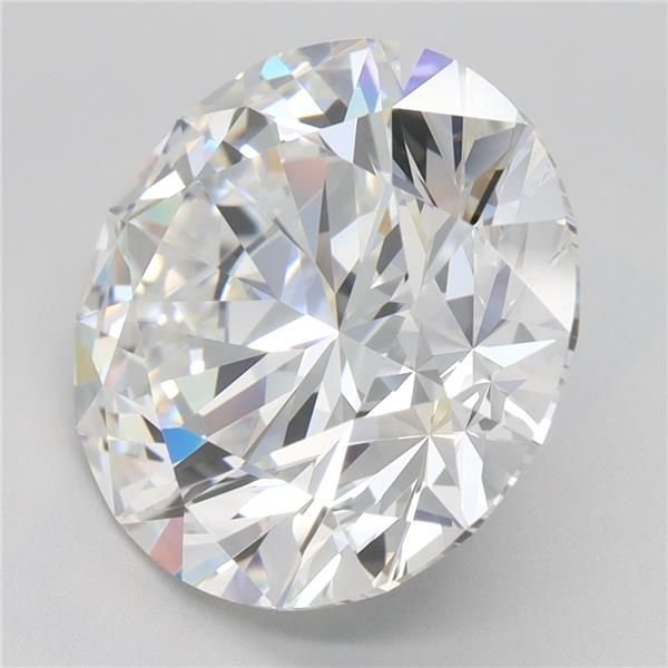 5.92ct E VVS1 Rare Carat Ideal Cut Round Lab Grown Diamond