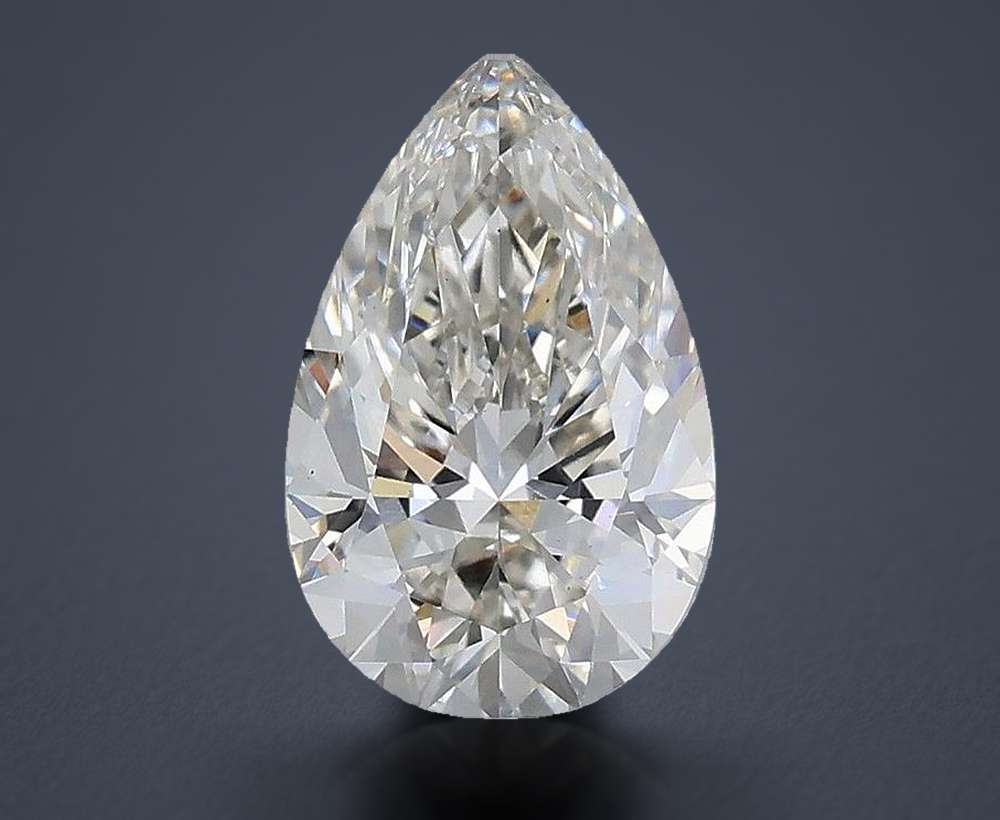 1.54 Carat Pear Lab Diamond