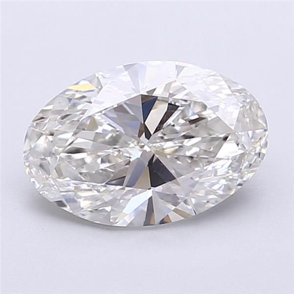 2.00ct F VVS2 Rare Carat Ideal Cut Oval Lab Grown Diamond