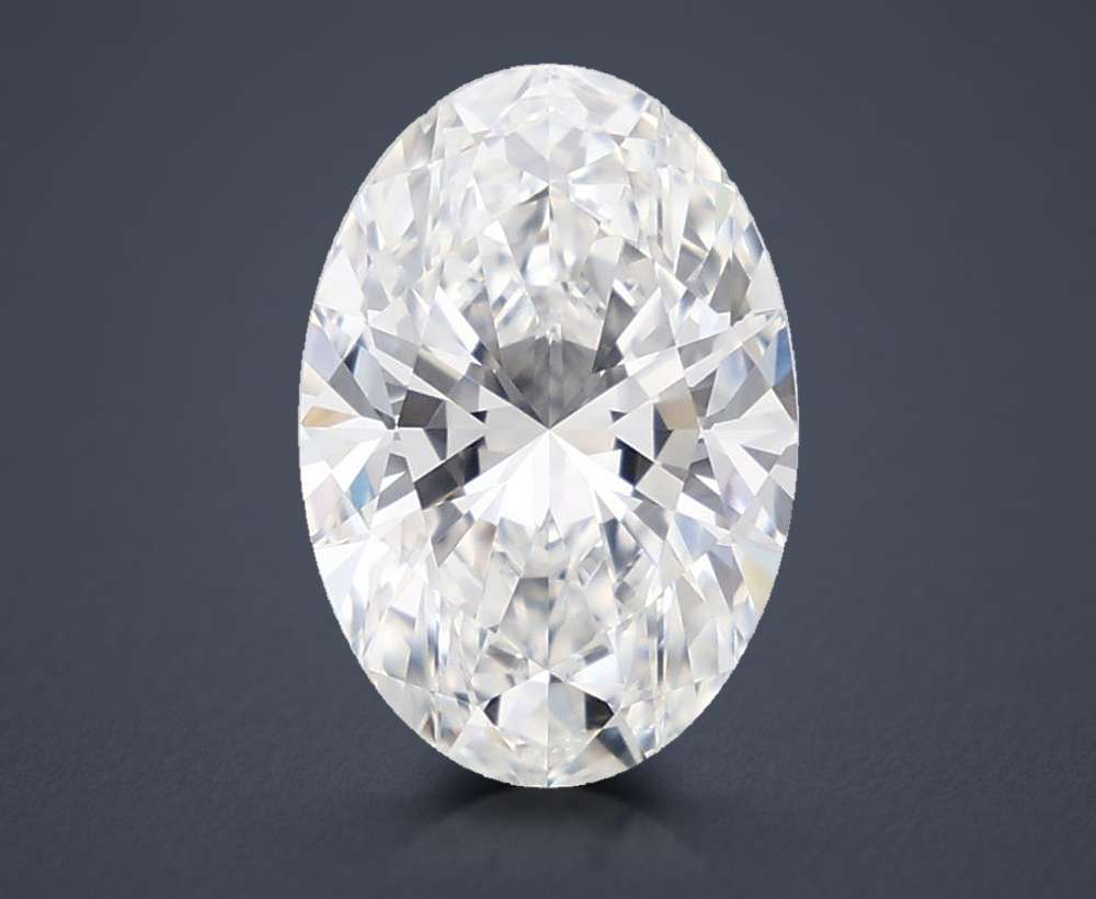 3.97 Carat Oval Lab Diamond