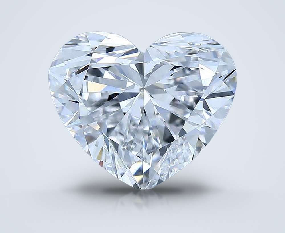 6.78 Carat Heart Lab Diamond