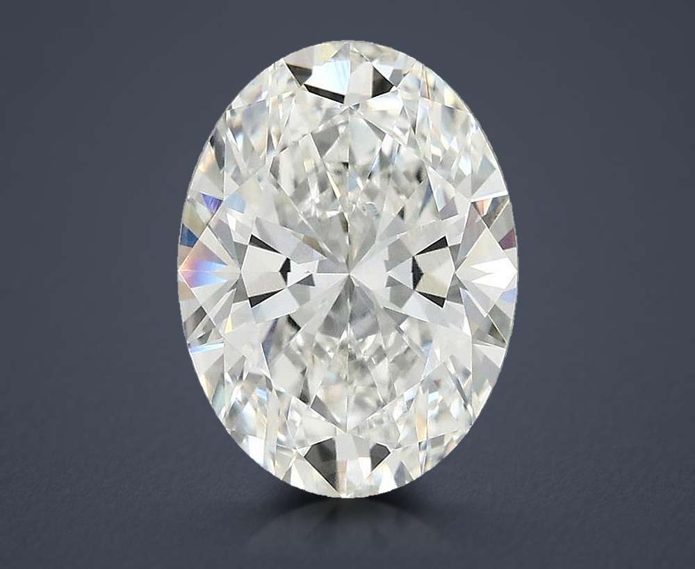 3.40 Carat Oval Lab Diamond