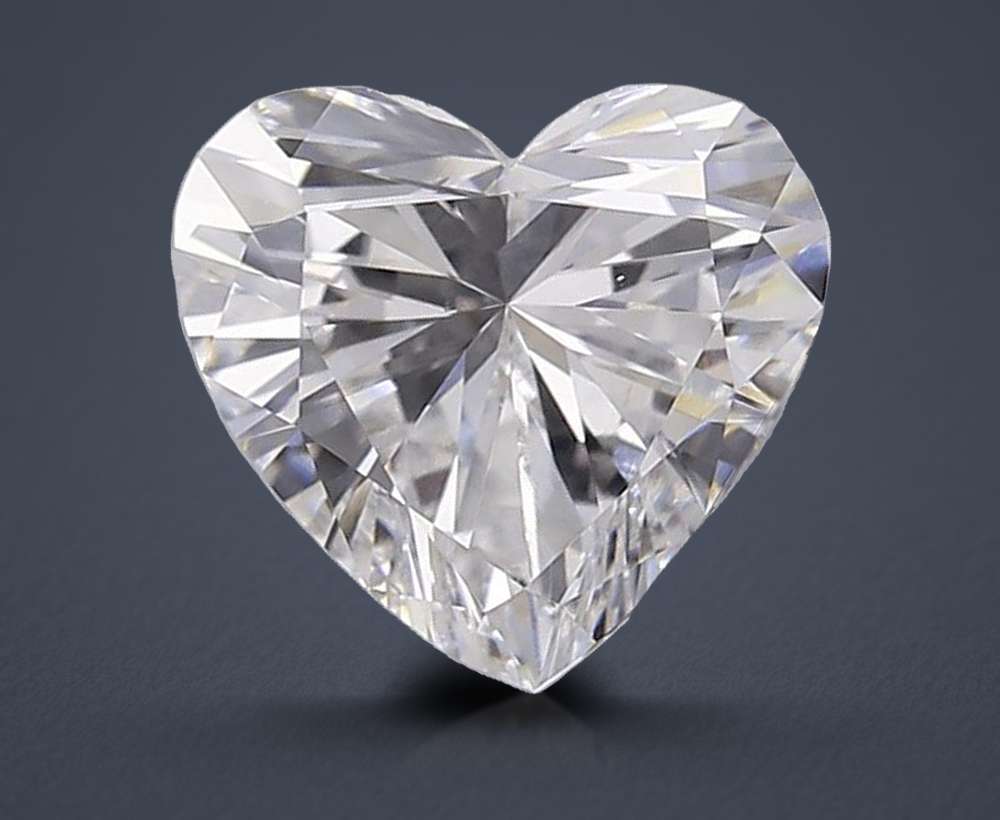 0.74 Carat Heart Lab Diamond